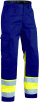 Warnschutz Bundhose marine-gelb/ Blakläder / 48