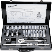 Jeux de clés à douille pouce/Projahn/28 pièces/1/2