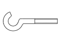 Hakenschrauben mit M-Gewinde