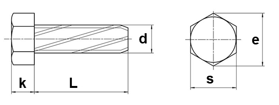 Vis autotaraudeuse à tête hexagonale