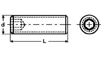 45 H Stahl blank