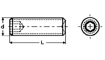 45 H Stahl blank