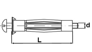 Hohlraumdübel