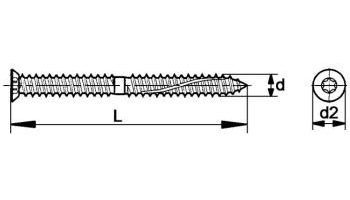 mit Senkkopf